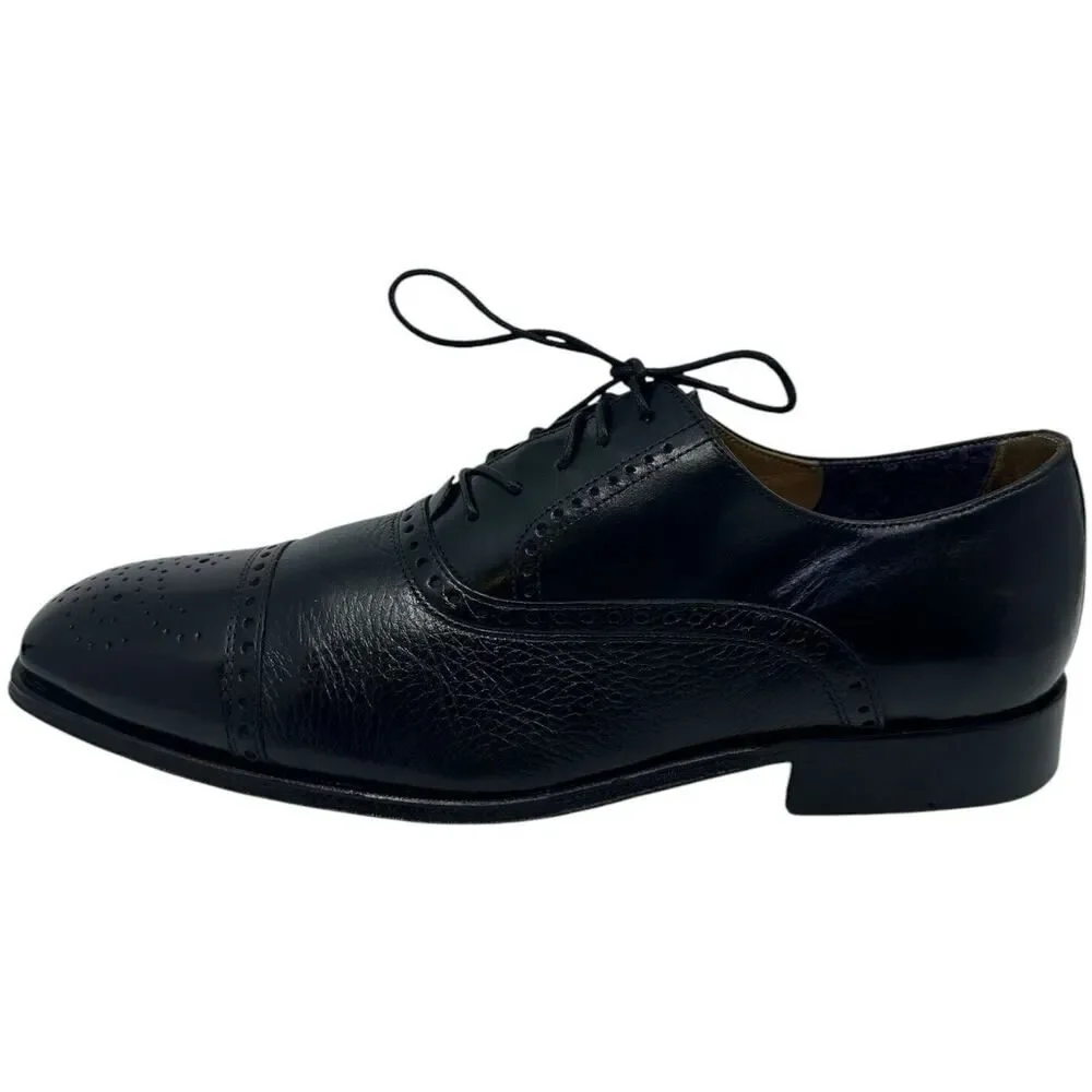Florsheim Imperial Bio Comfort Mens Shoes Black Leather Oxfords 10D 12031 Preown
